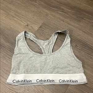Calvin Klein Gray Women's Sports Bra